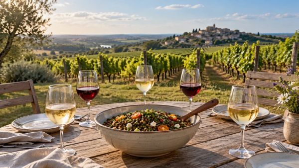 Top 5 vins parfaits pour accompagner votre salade de lentilles