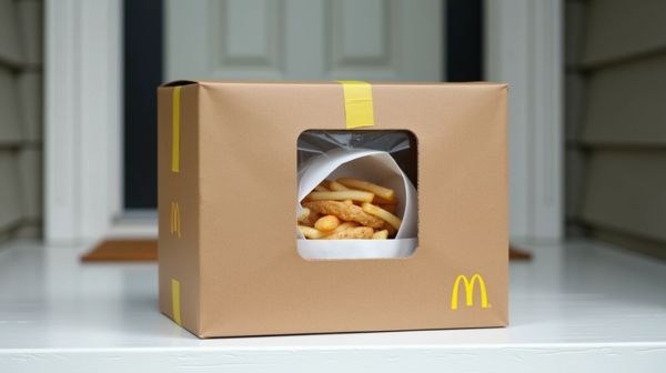 Votre commande McDonald's livrée directement chez vous